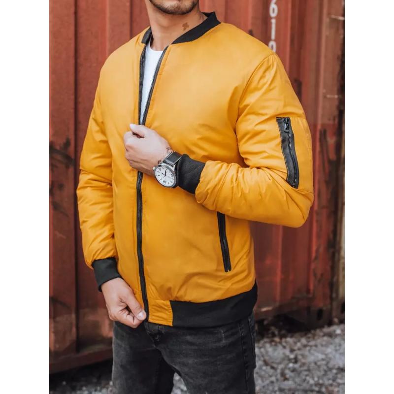 Férfi őszi kabát sárga URBAN