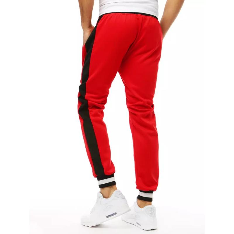 Pánské sportovní tepláky červené