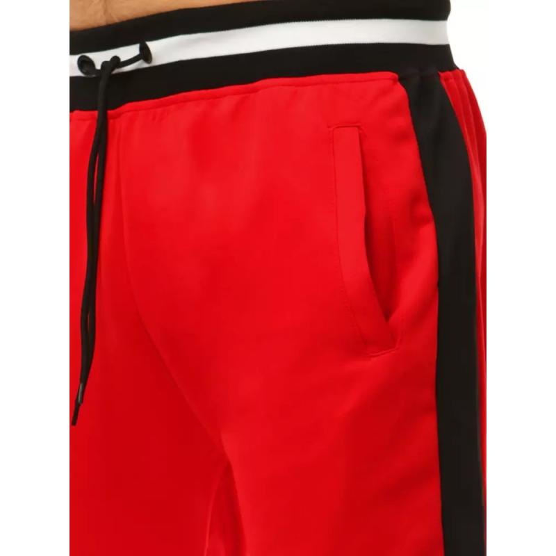 Pánské sportovní tepláky červené