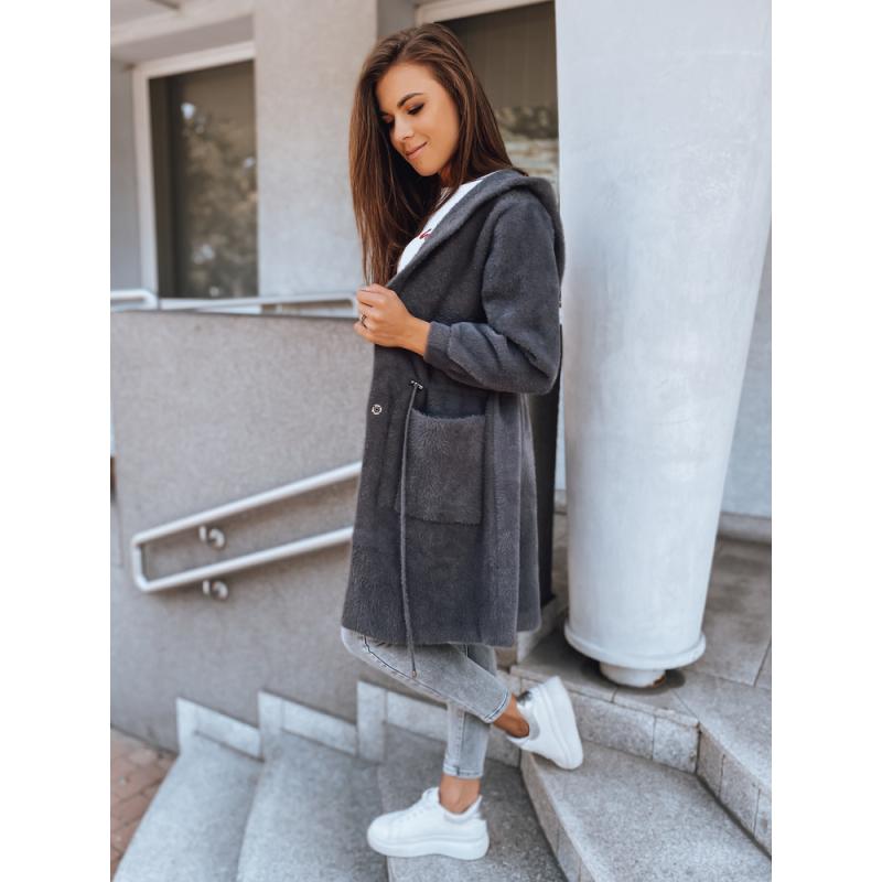 Dámský společenský kabát MELBY šedá