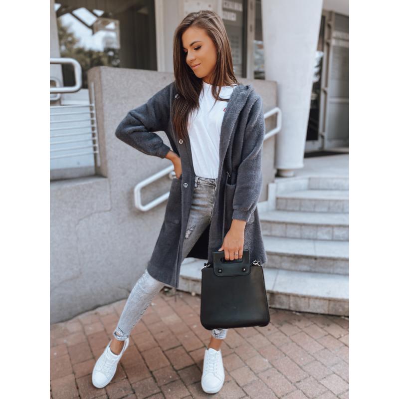 Dámský společenský kabát MELBY šedá
