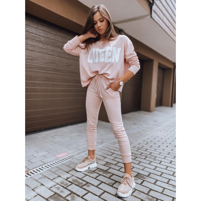 Dámská tepláková souprava QUEEN růžová