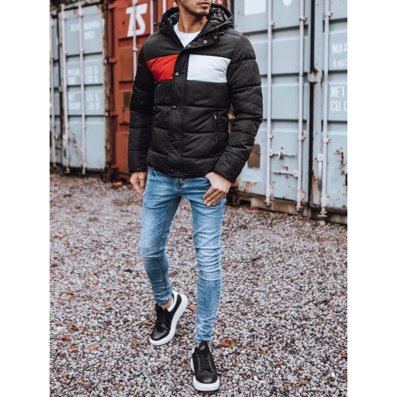 Moška prešita jakna TARA črna