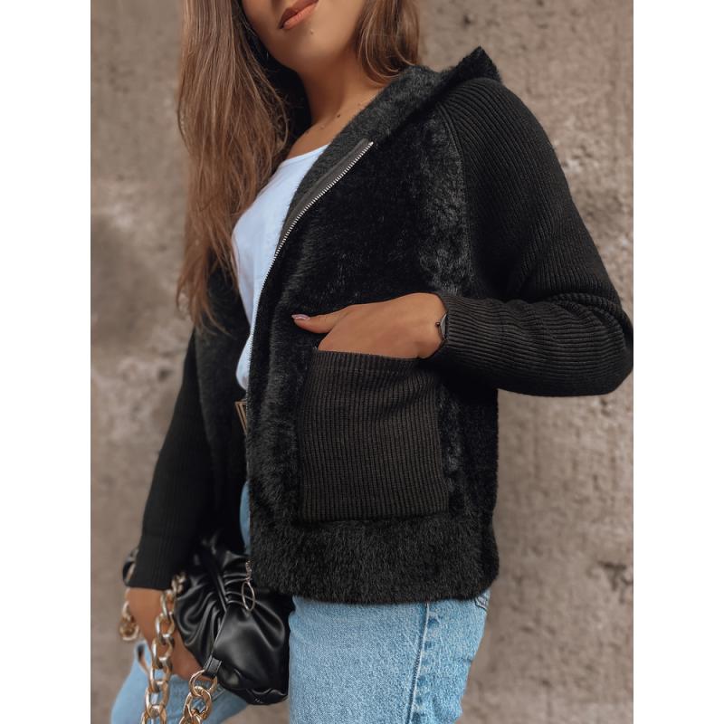 Dámská zateplená bunda s kapucí KATHERINE černá