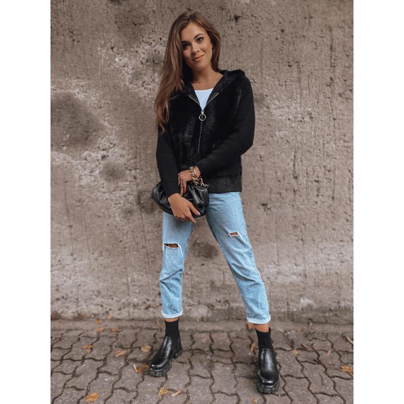 Dámská zateplená bunda s kapucí KATHERINE černá