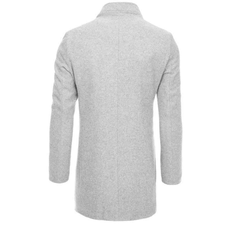 Pánský jednořadý elegantní kabát MARCO šedá