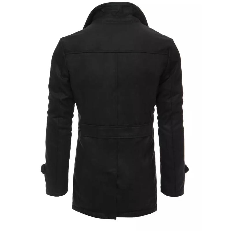 Férfi dupla melles télikabát CITYS fekete