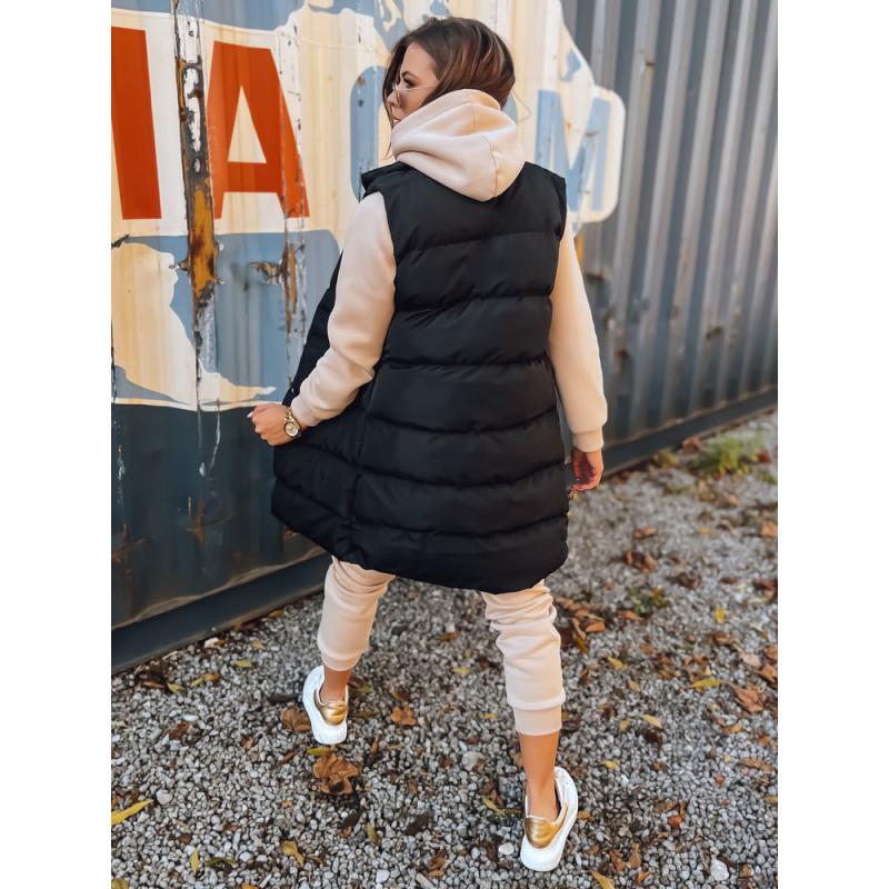 Dámska zimná vesta prešívaná WILLY čierna