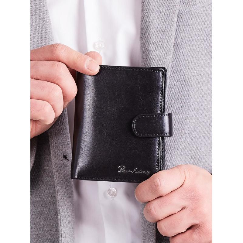 Pánská kožená peněženka černá
