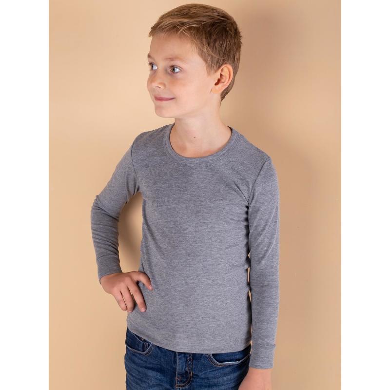 Šedé chlapčenské termo tričko
