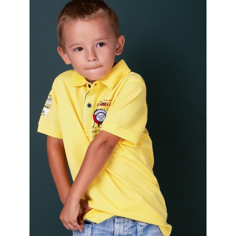 TOMMY LIFE Fiúk sárga póló póló