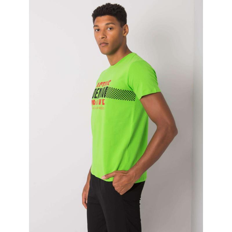 Zelené pánske tričko s potlačou Collin