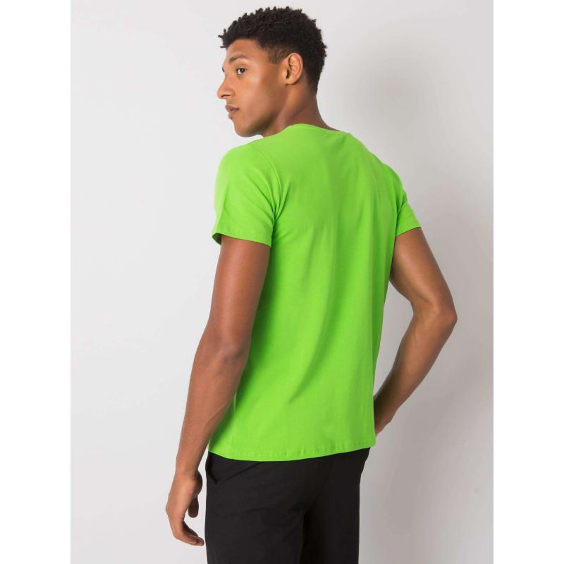 Zelené pánske tričko s potlačou Collin