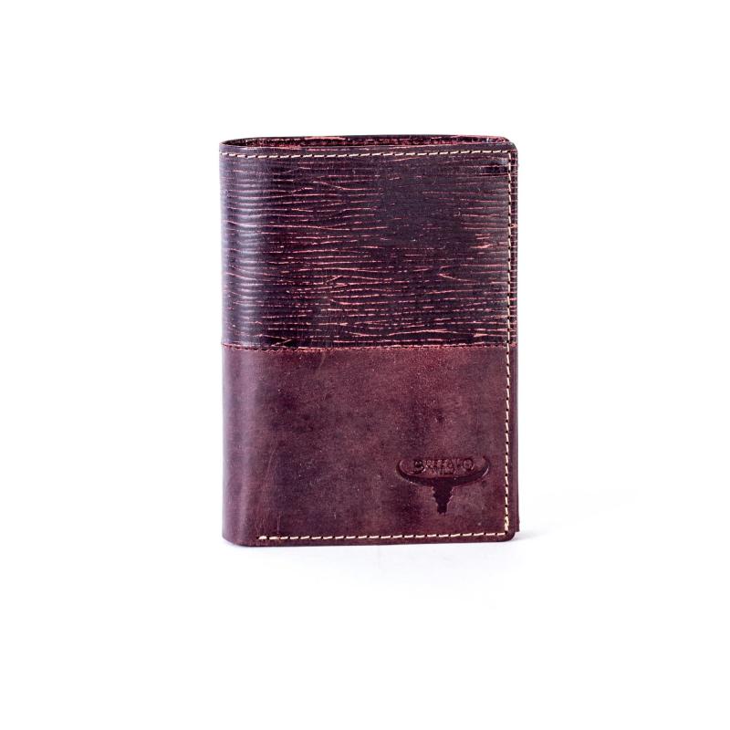 Hnedá modulárna kožená peňaženka