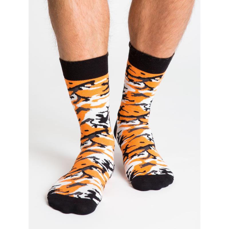 Férfi mintás zokni, 3 darabos készlet