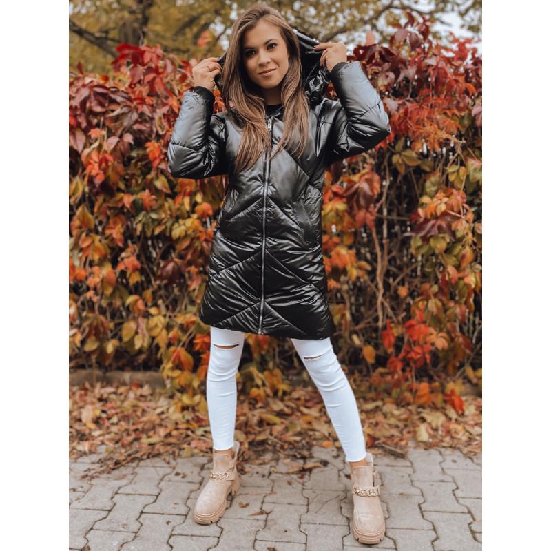 Dámska zimná parka s kapucňou MAGGIE čierna