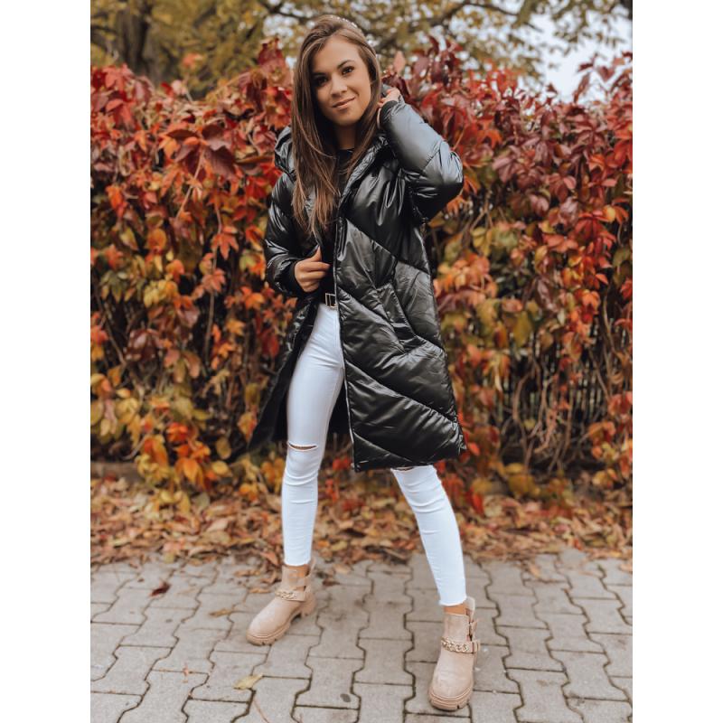 Dámska zimná parka s kapucňou MAGGIE čierna