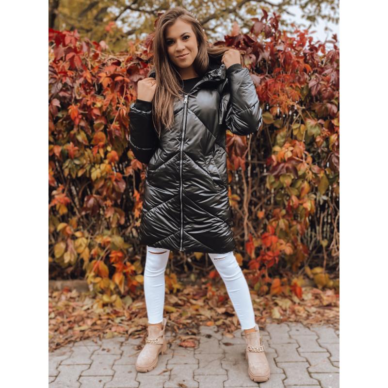 Dámska zimná parka s kapucňou MAGGIE čierna