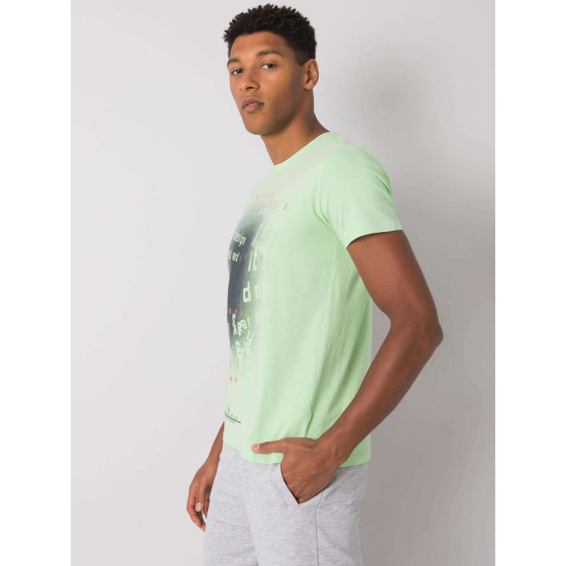 Světle zelené pánské bavlněné tričko Lawson