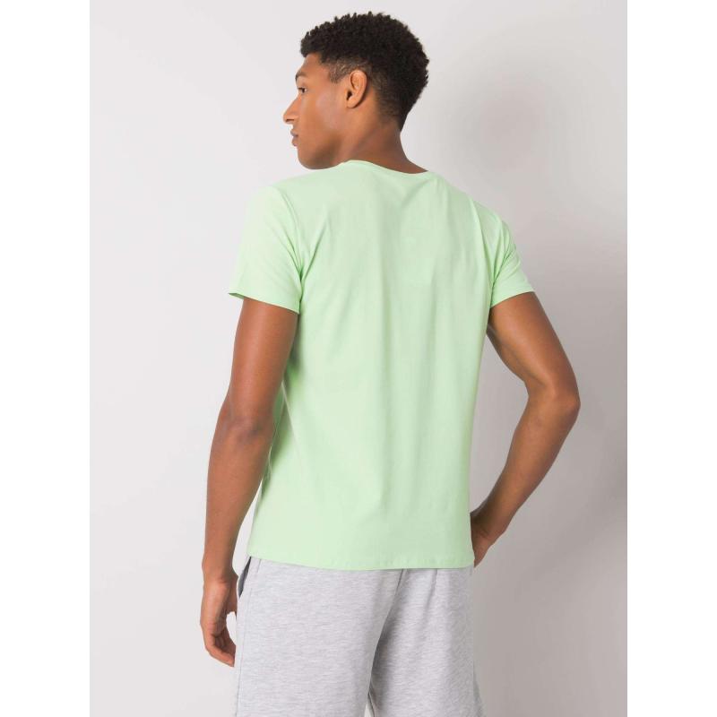 Svetlozelené pánske tričko Collin s potlačou
