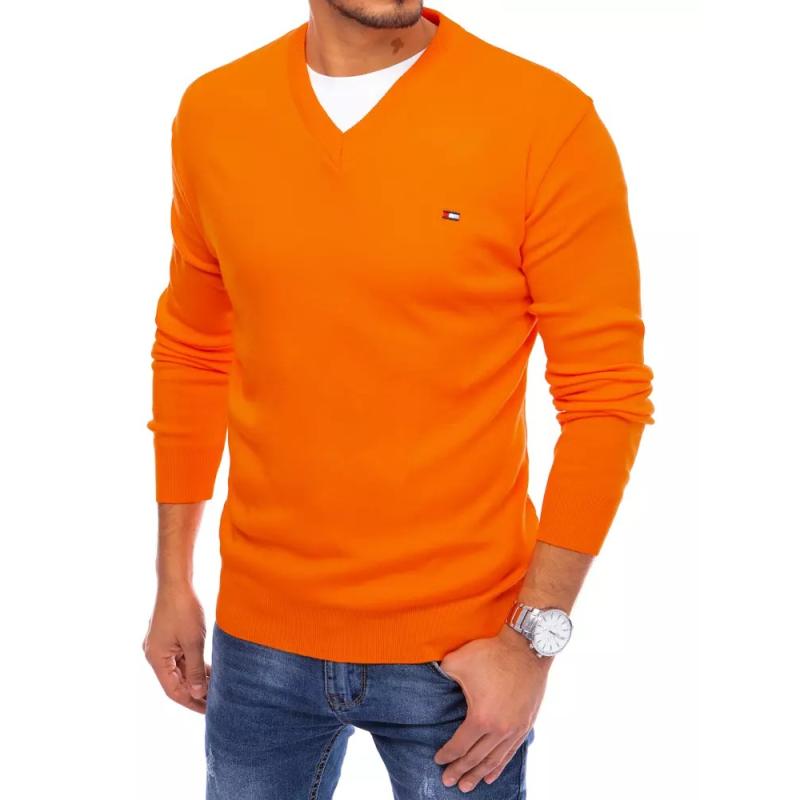 Pánsky elegantný sveter NOLO orange