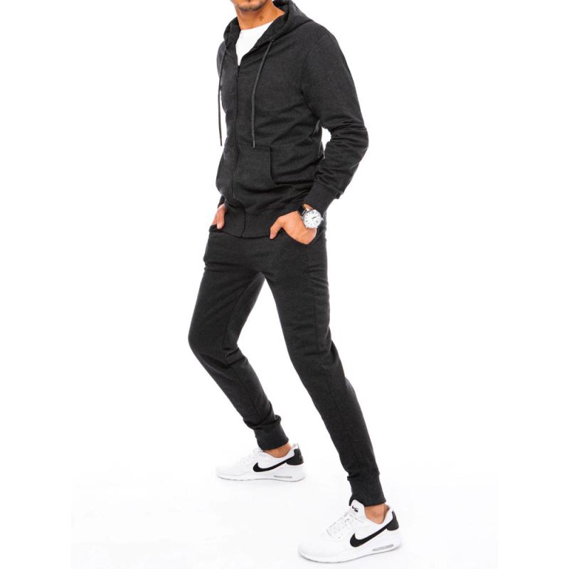 Férfi edzőruha LONA sötétszürke