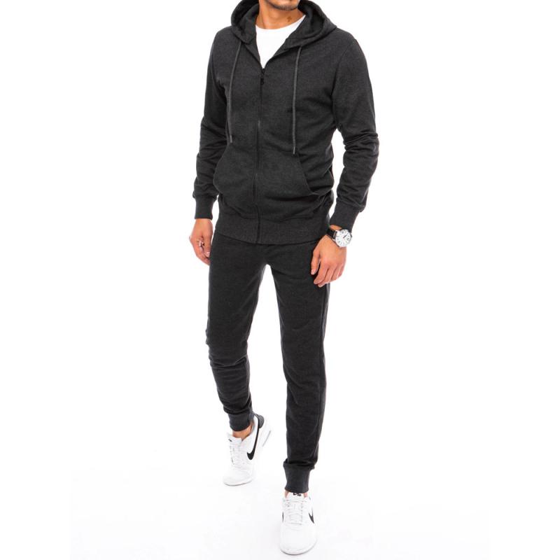 Férfi edzőruha LONA sötétszürke