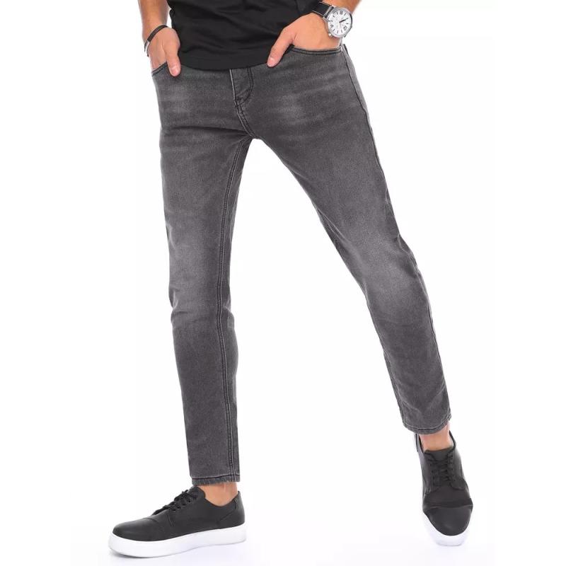 Pánské džínové kalhoty ELA šedé