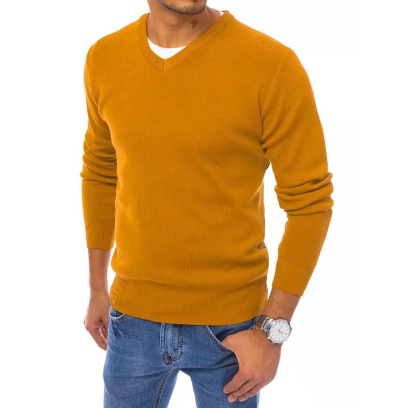 Pánsky elegantný sveter NOLA karamelový