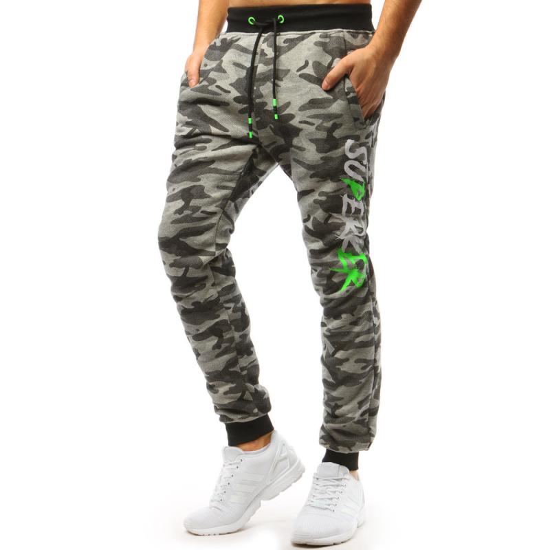 MILITARY férfi melegítőnadrág világosszürke