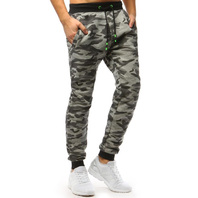 MILITARY férfi melegítőnadrág világosszürke