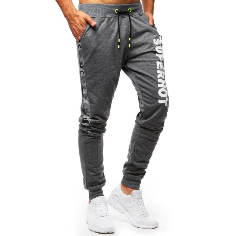 Pánské tepláky SUPERHOT tmavě šedé