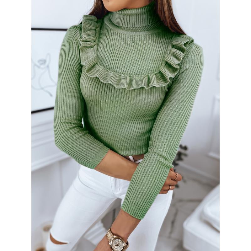 Női pulóver NOAH oliva