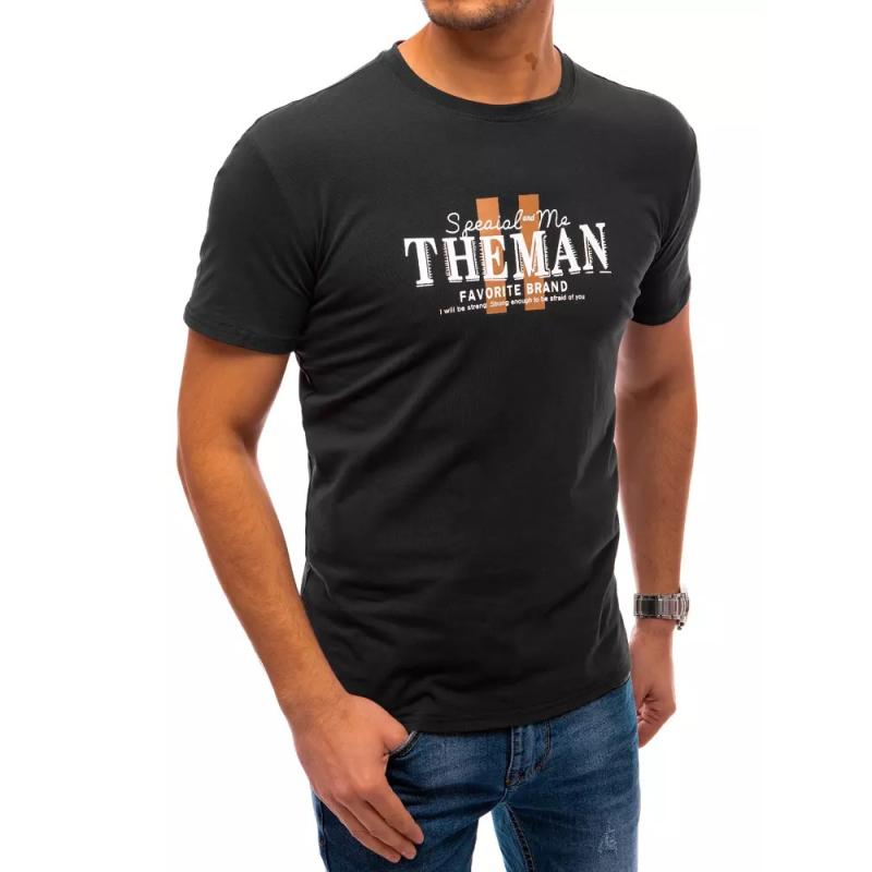 Pánske tričko s potlačou THEMAN čierne