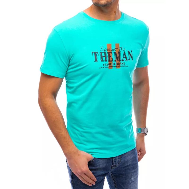 Pánske tričko s potlačou THEMAN zelené