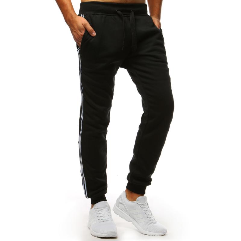 Pánské tepláky LINES černá