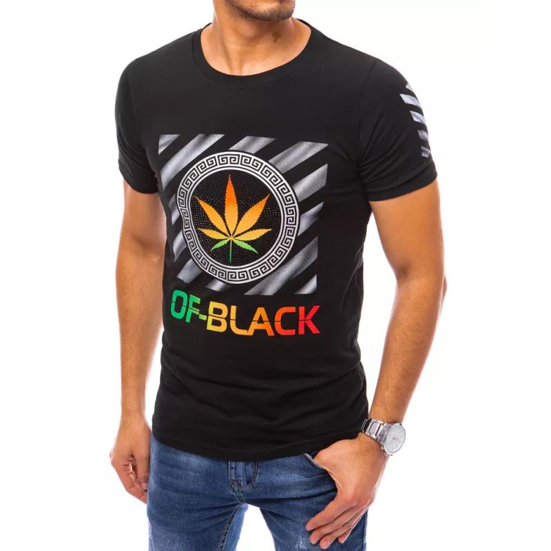 Pánské tričko WEED III černé