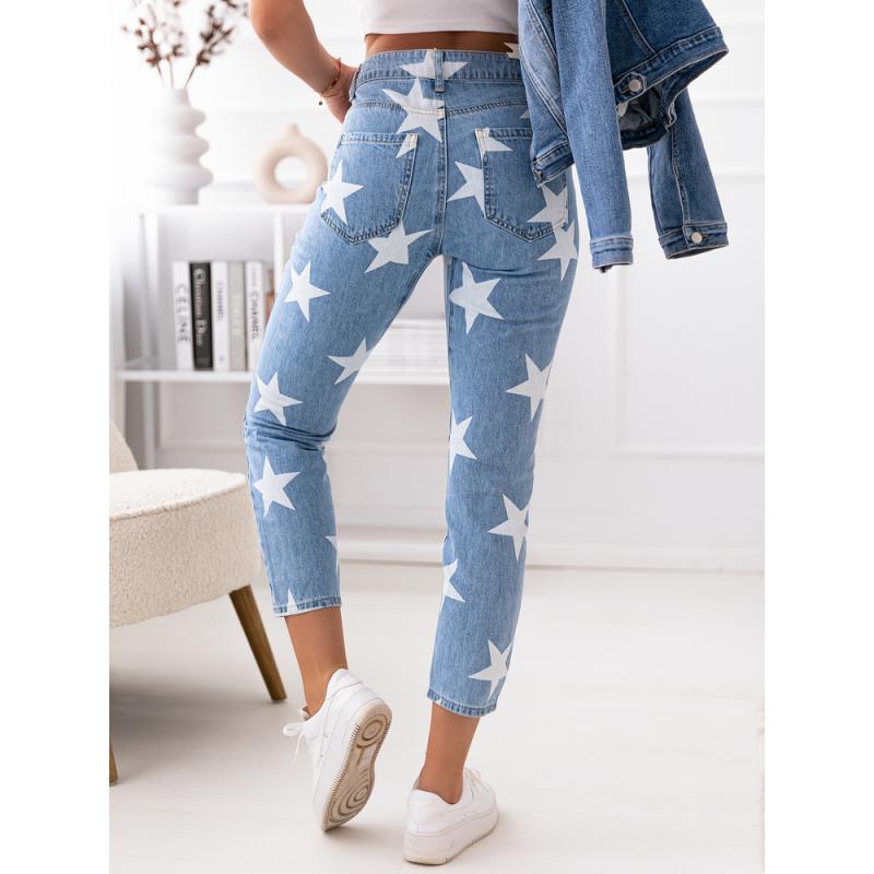 Dámske džínsové nohavice CALI modré