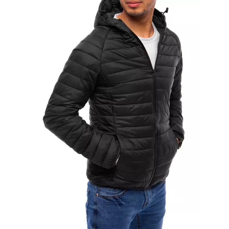 Pánská přechodná prošívaná bunda MILO černá