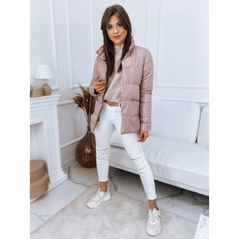 Női kabát IRINA rózsaszín