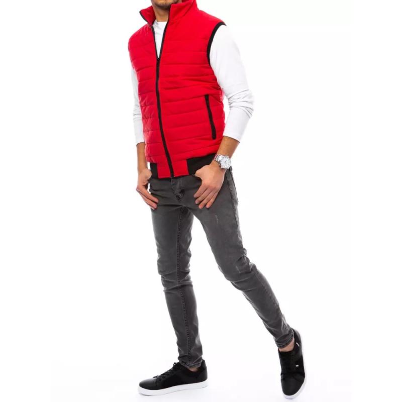 Pánska prešívaná vesta MILA červená