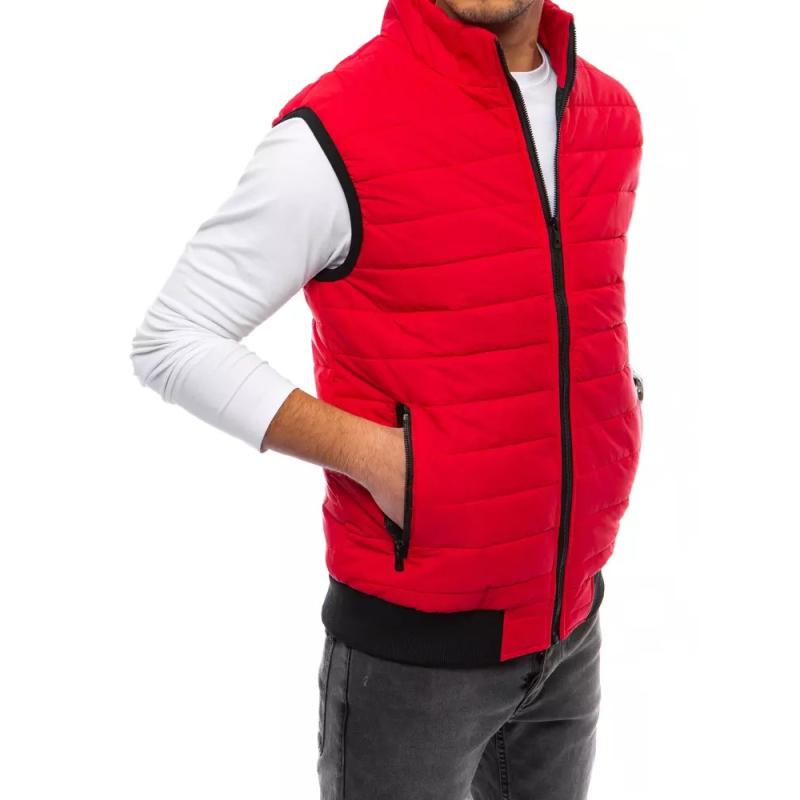 Pánska prešívaná vesta MILA červená