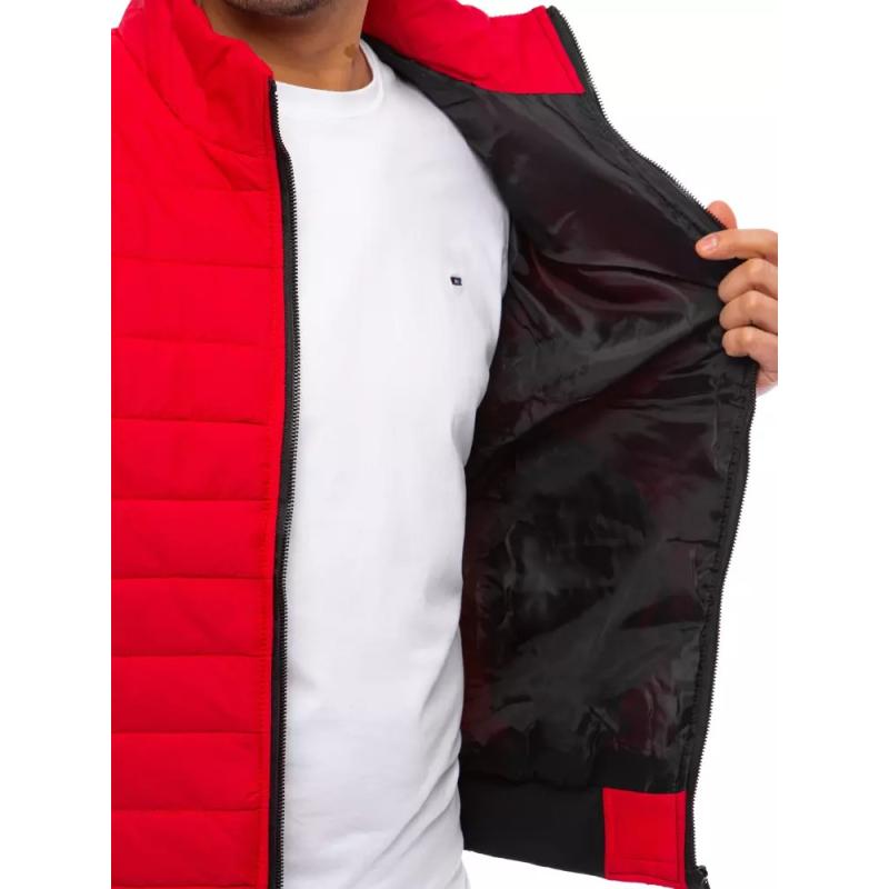 Pánska prešívaná vesta MILA červená