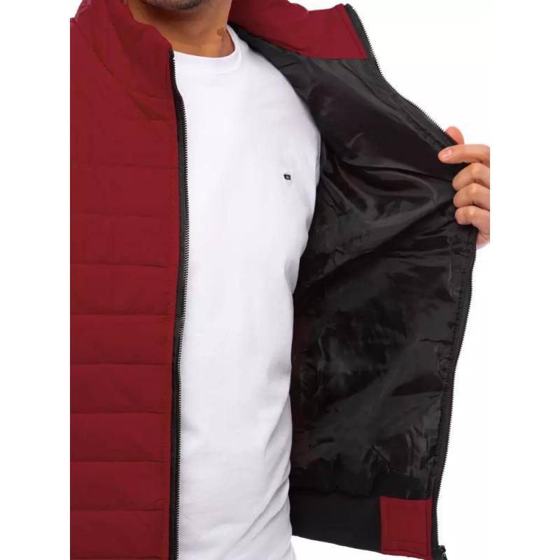 Pánská prošívaná vesta MILA bordó