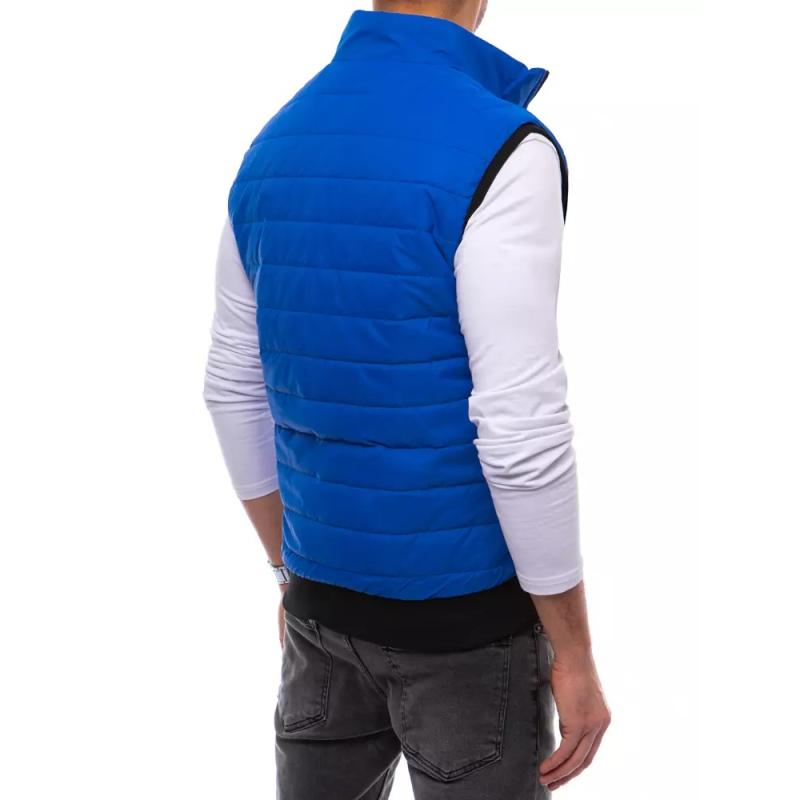 Férfi steppelt mellény MILA kék