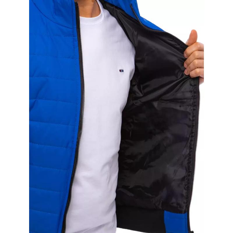 Férfi steppelt mellény MILA kék