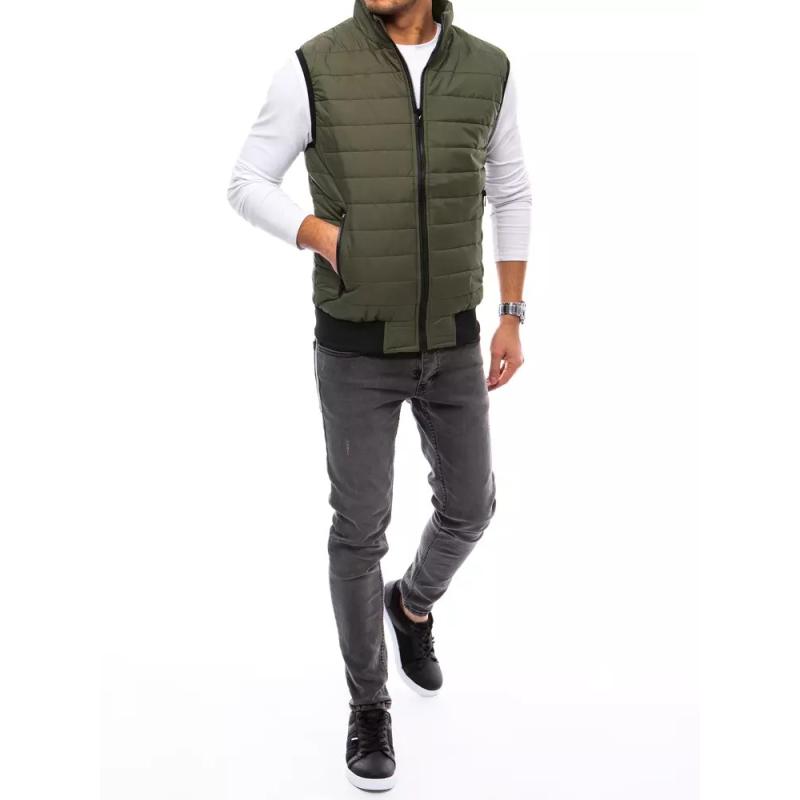 Pánska prešívaná vesta MILA zelená