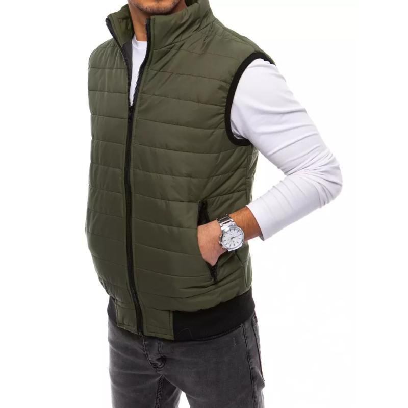 Pánska prešívaná vesta MILA zelená