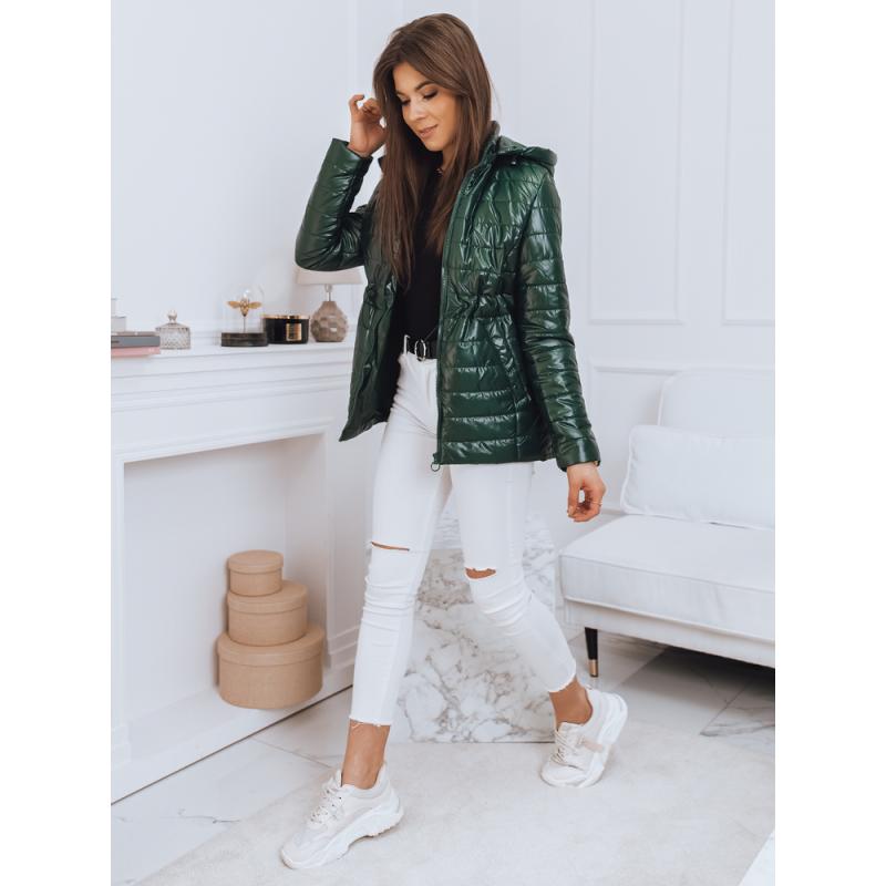 Női kabát TARINA sötétzöld