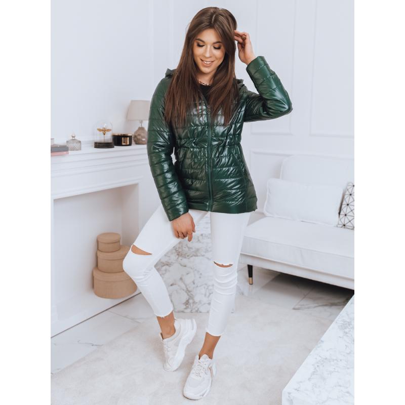 Női kabát TARINA sötétzöld